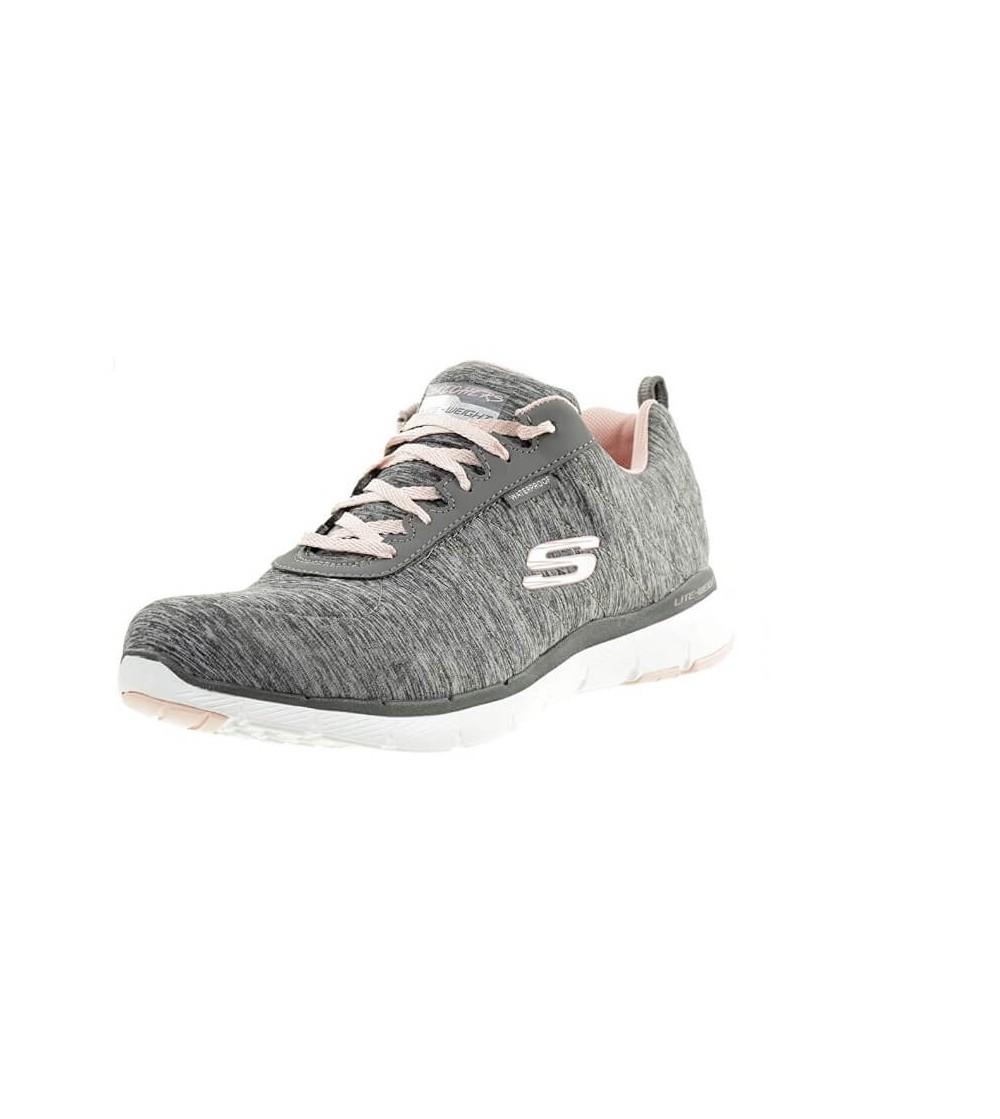 La cabra Billy creativo radio SKECHERS 88888400 FLEX APPEAL 3.0 - JER'SEE Deportiva mujer impermeable GRIS