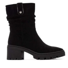 XTI REFRESH 173021 Botin antelina  mujer  NEGRO